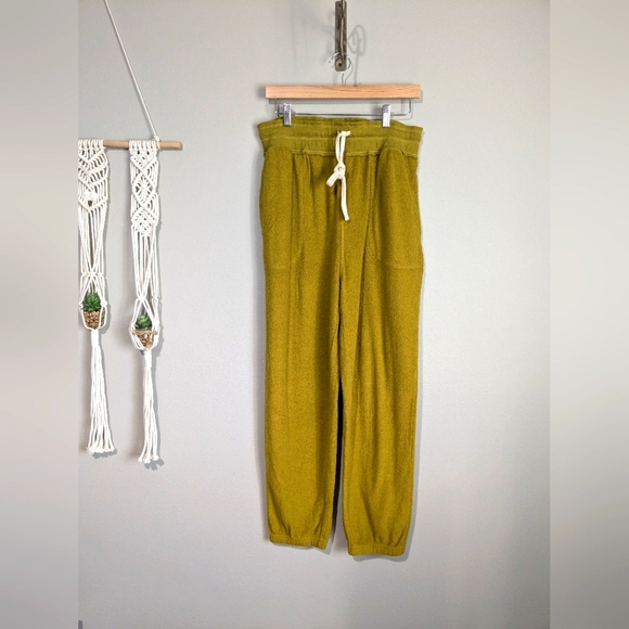 Free People Cactus Fuzzy Fleece Slouchy Trackie Sweatpant Joggers S - Picture 5 of 15